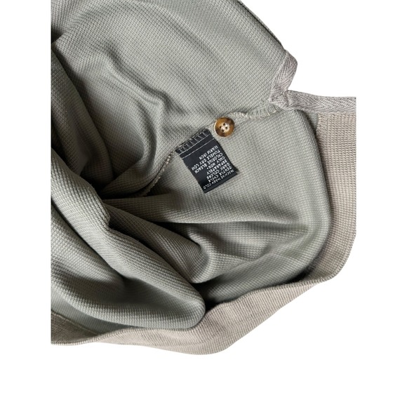 Greg Norman men's short sleeve shirt play dry‎ moisture wicking green/tan size L - Picture 4 of 7